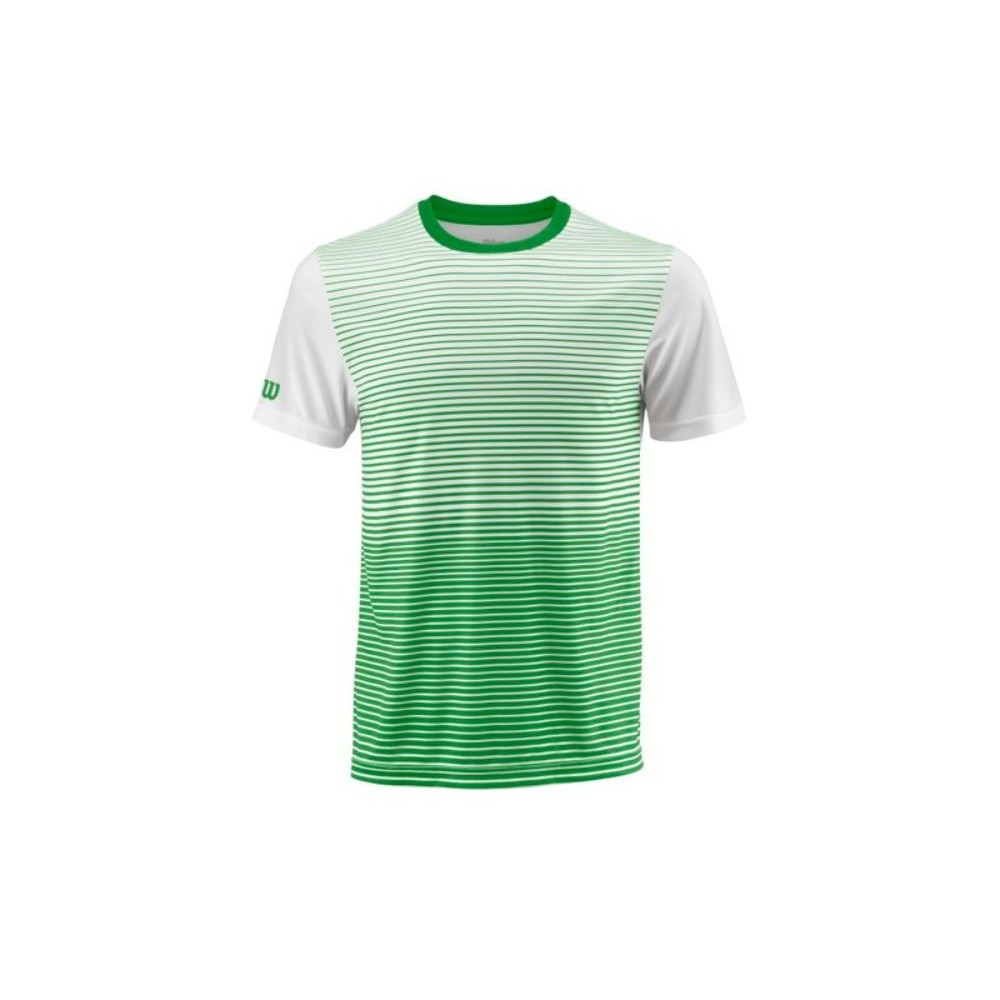 Majica za tenis Wilson Team Crew Zelena