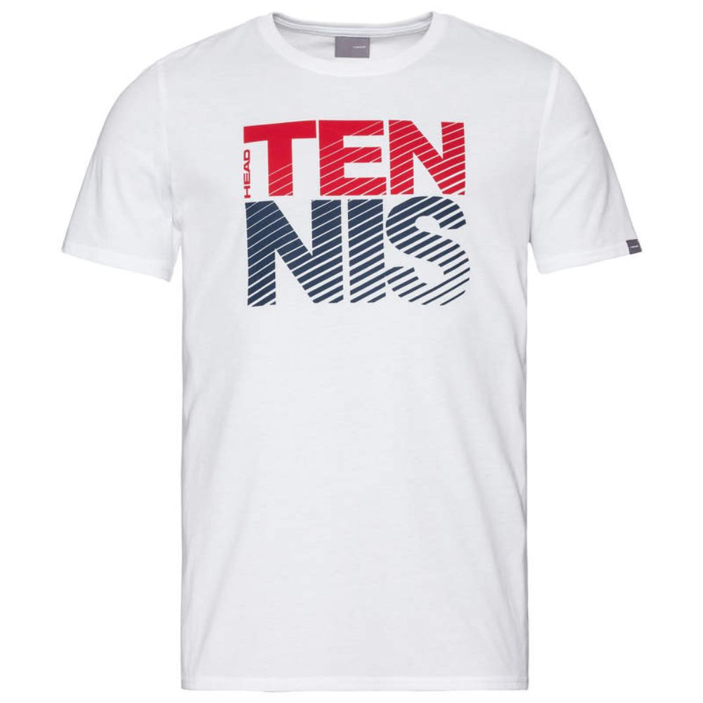 Teniška majica Head Club Chris T Shirt Bela