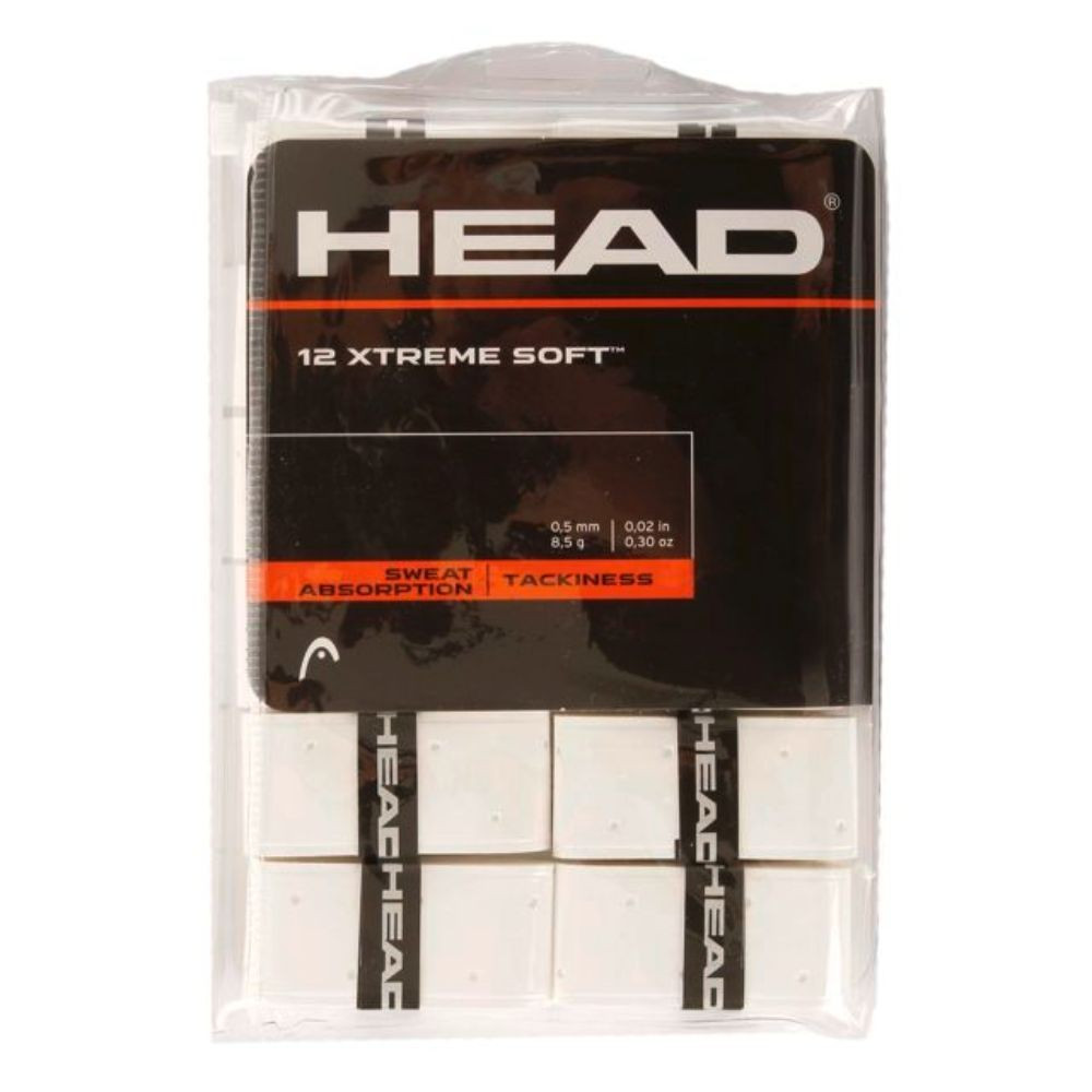 Head Prestige Pro prekrivni grip bele barve 12 kosov