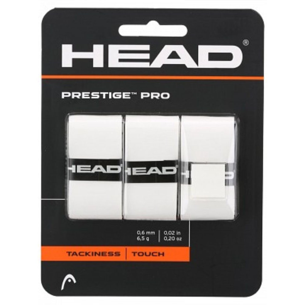 Head Prestige Pro prekrivni grip bele barve trije kosi