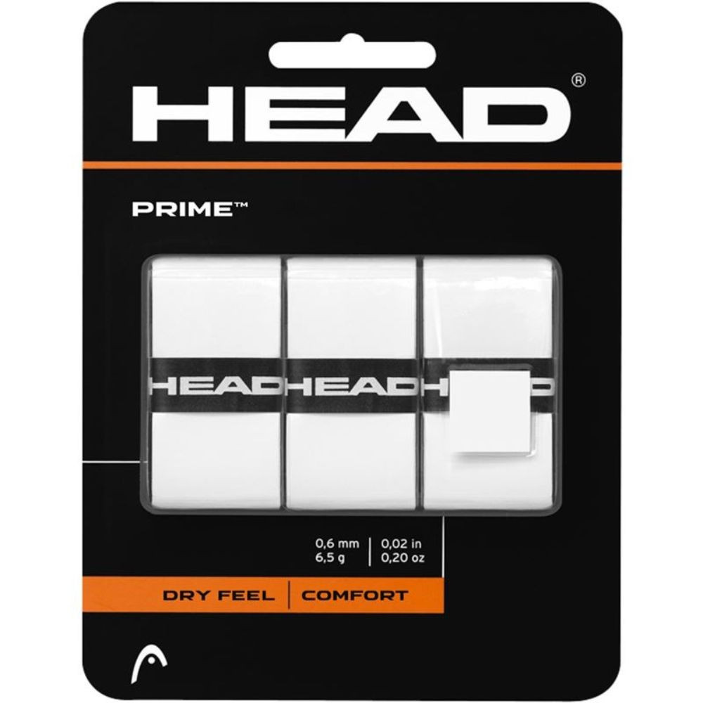 Head Prime prekrivni grip bele barve trije kosi