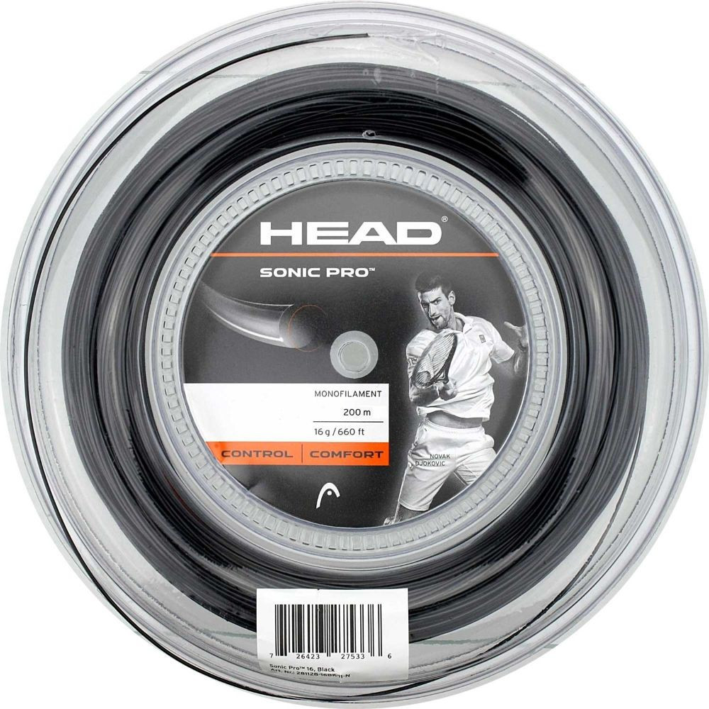 Head Sonic pro strune 200m 130 črna kolut