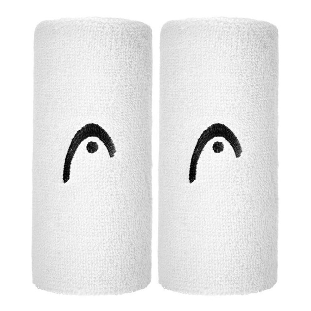 head znojniki beli wristband dolgi