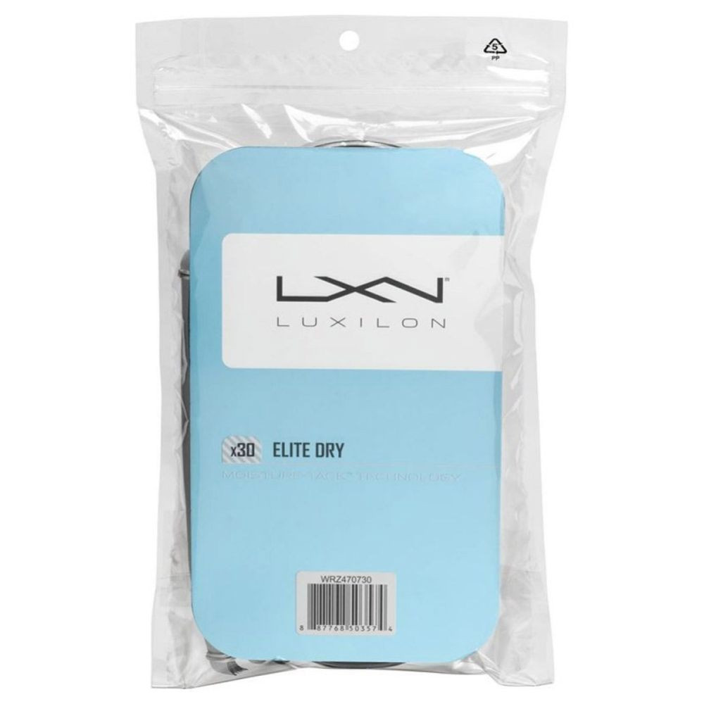 luxilon elite dry prekrivni grip sive barve 30 kosov