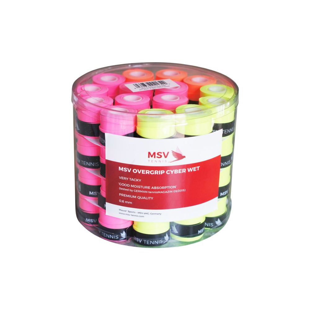 MSV Cyber Wet prekrivni grip neon roza barve deset kosov