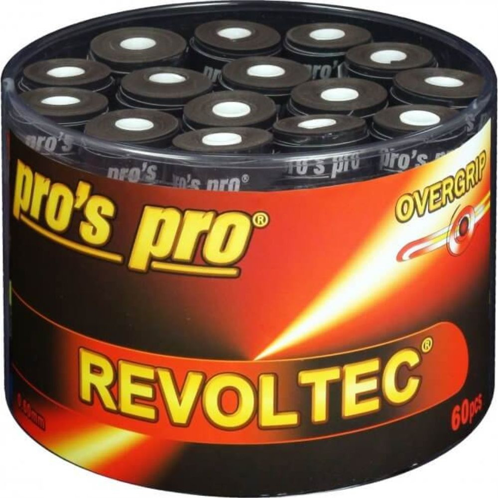 pros pro revoltec prekrivni grip črne barve 10 kosov