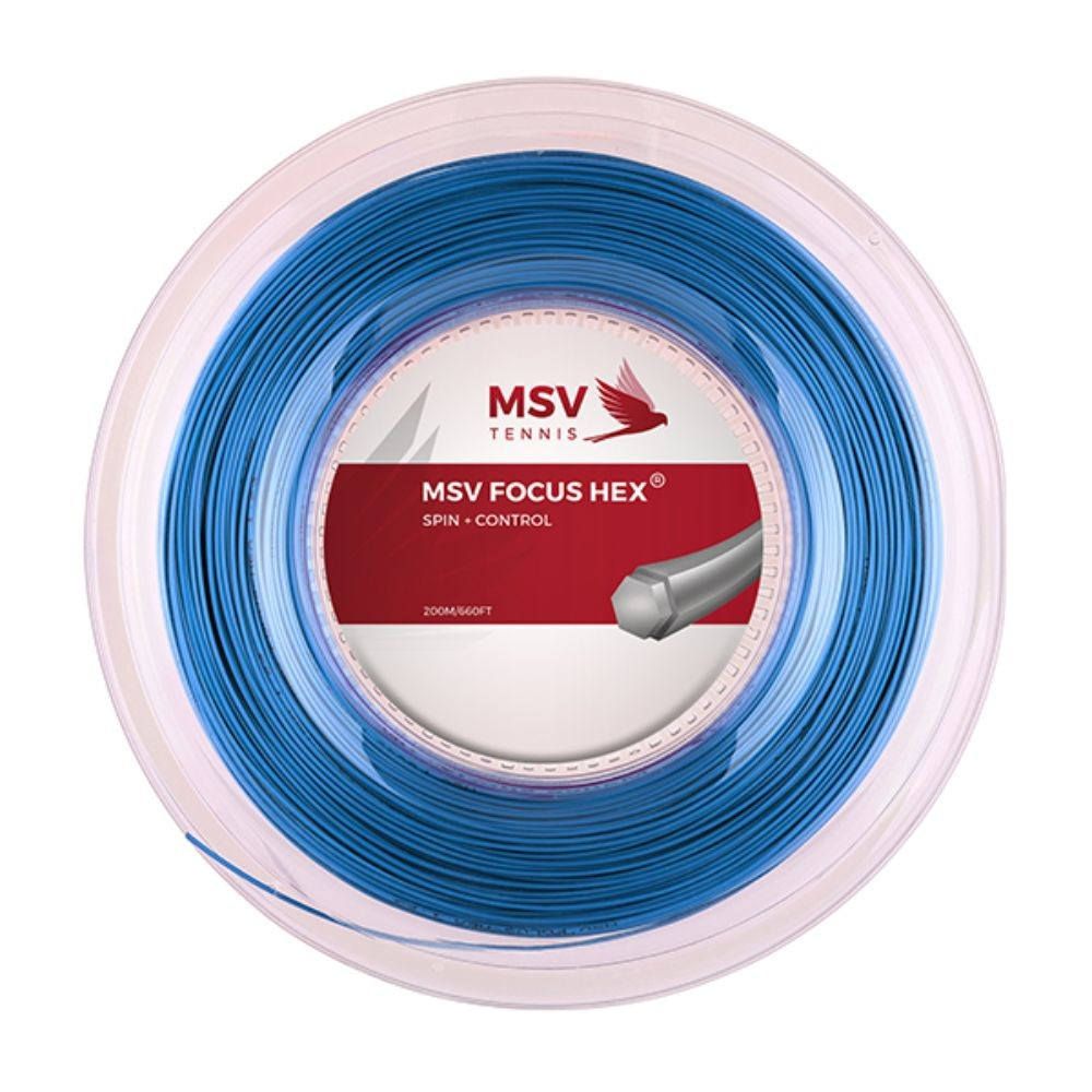 Tenis strune MSV Focus Hex 200 m modra 1,10 mm