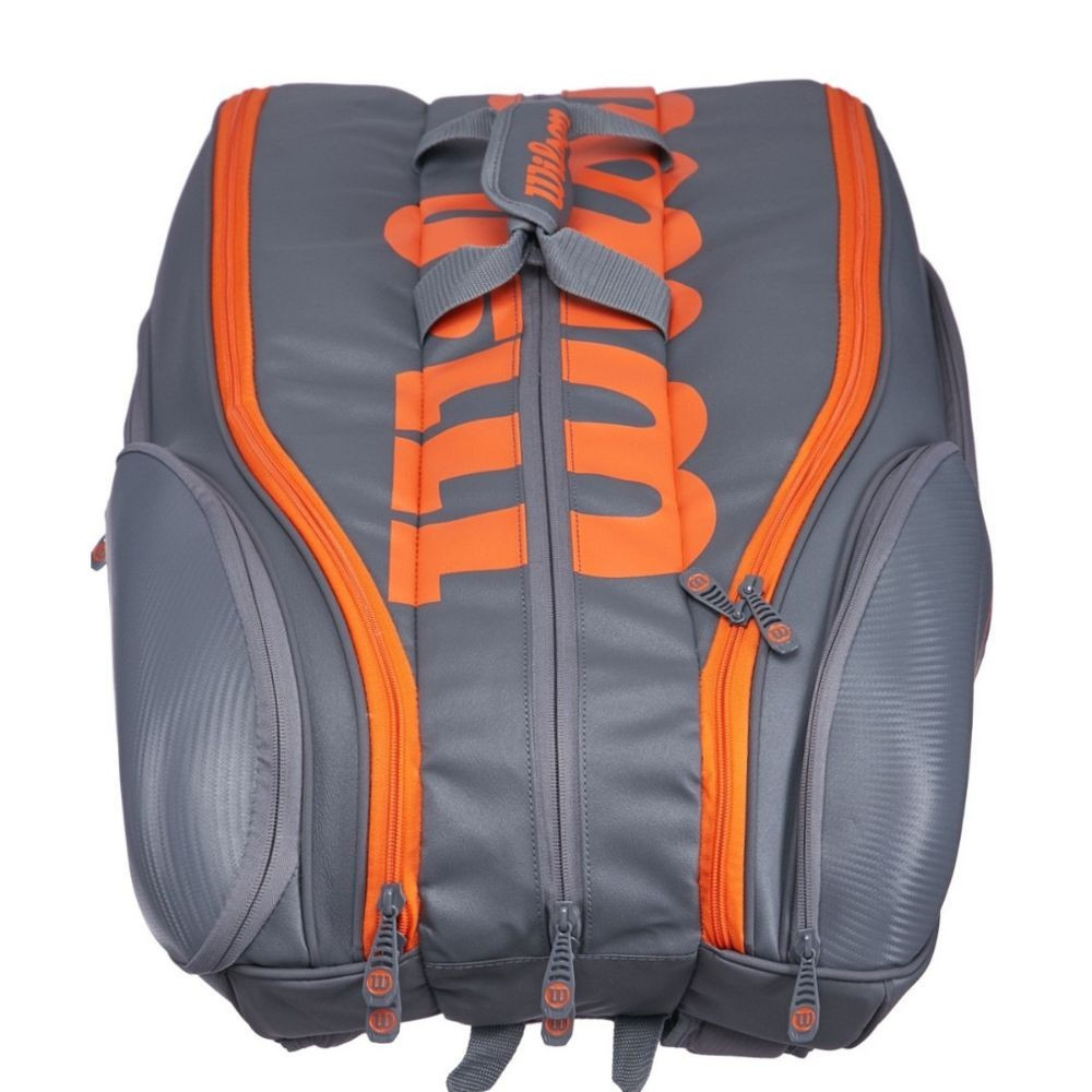 teniška torba wilson burn vancouver 15 pack siva
