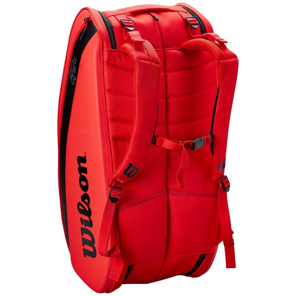 tenis torba wilson federer dna 12 pack rdeča