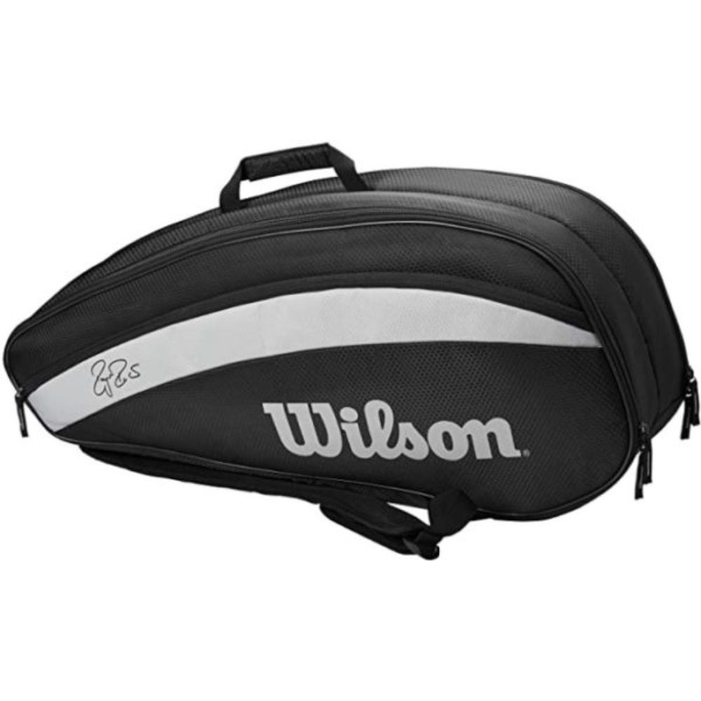 teniška torba wilson roger federer team 12 pack črna