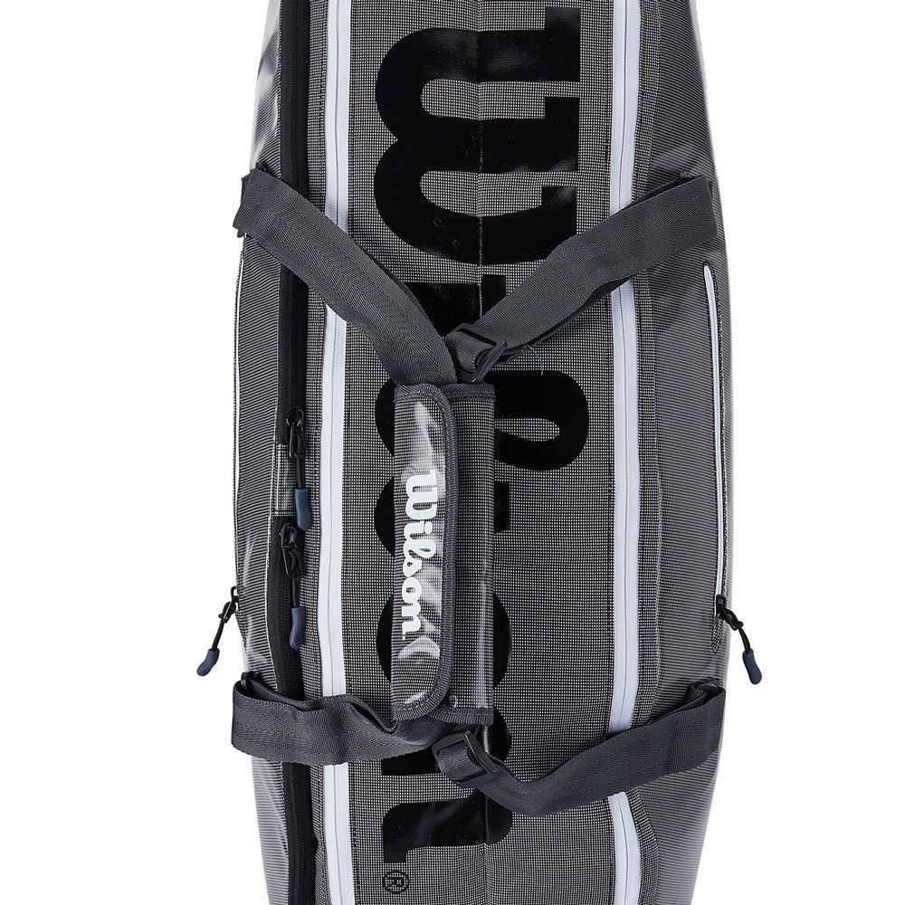 torba za tenis wilson super tour small dva predala siva