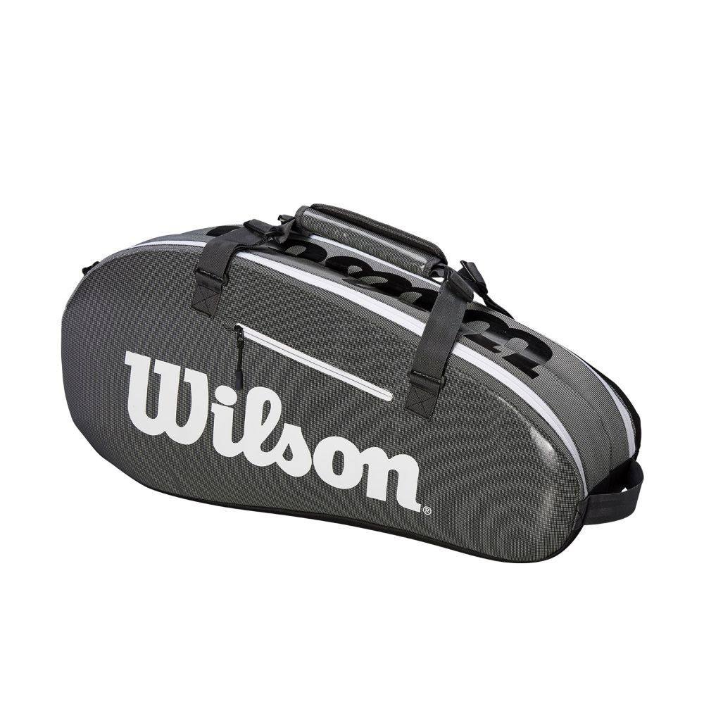torba za tenis wilson super tour small dva predala siva