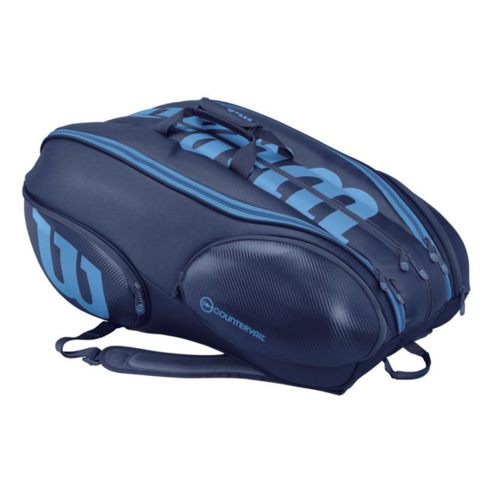 teniška torba wilson ultra vancouver 15 pack modra