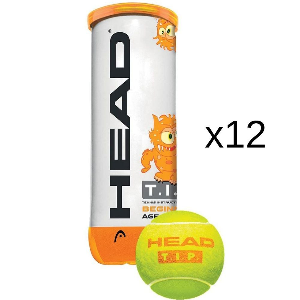Tenis žoge midi tenis oranžne 12 tulcev