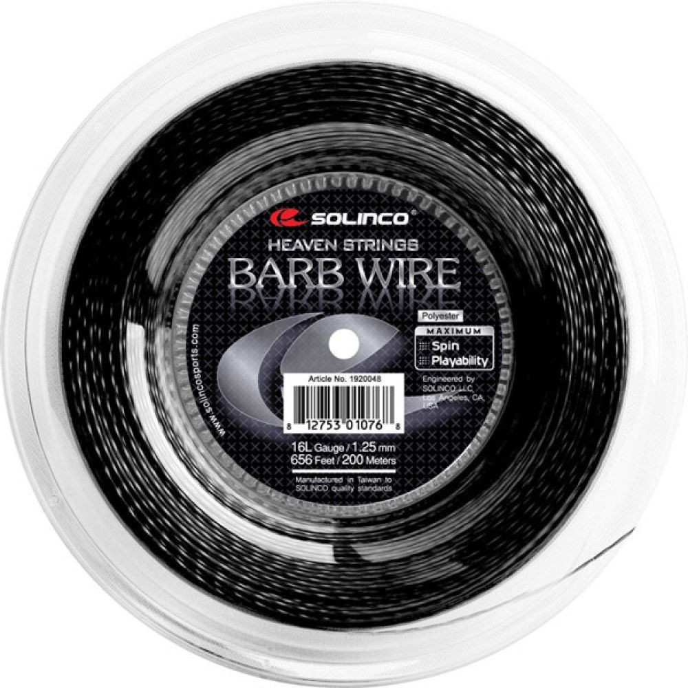 tenis struna solinco barb wire 200m kolut 1.30