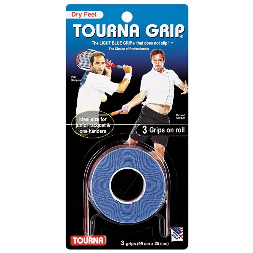 Tourna Original prekrivni grip modre barve trije kosi