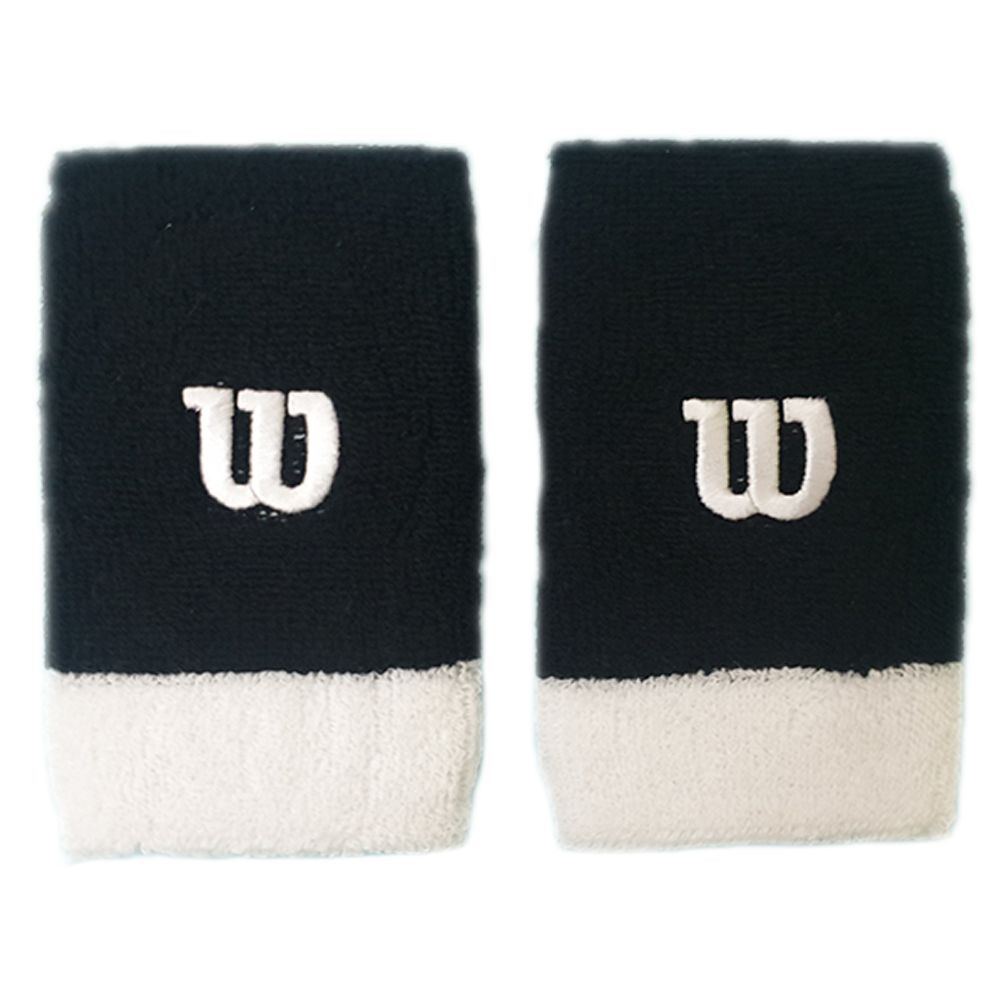 wilson znojniki ekstra wide črn wristband