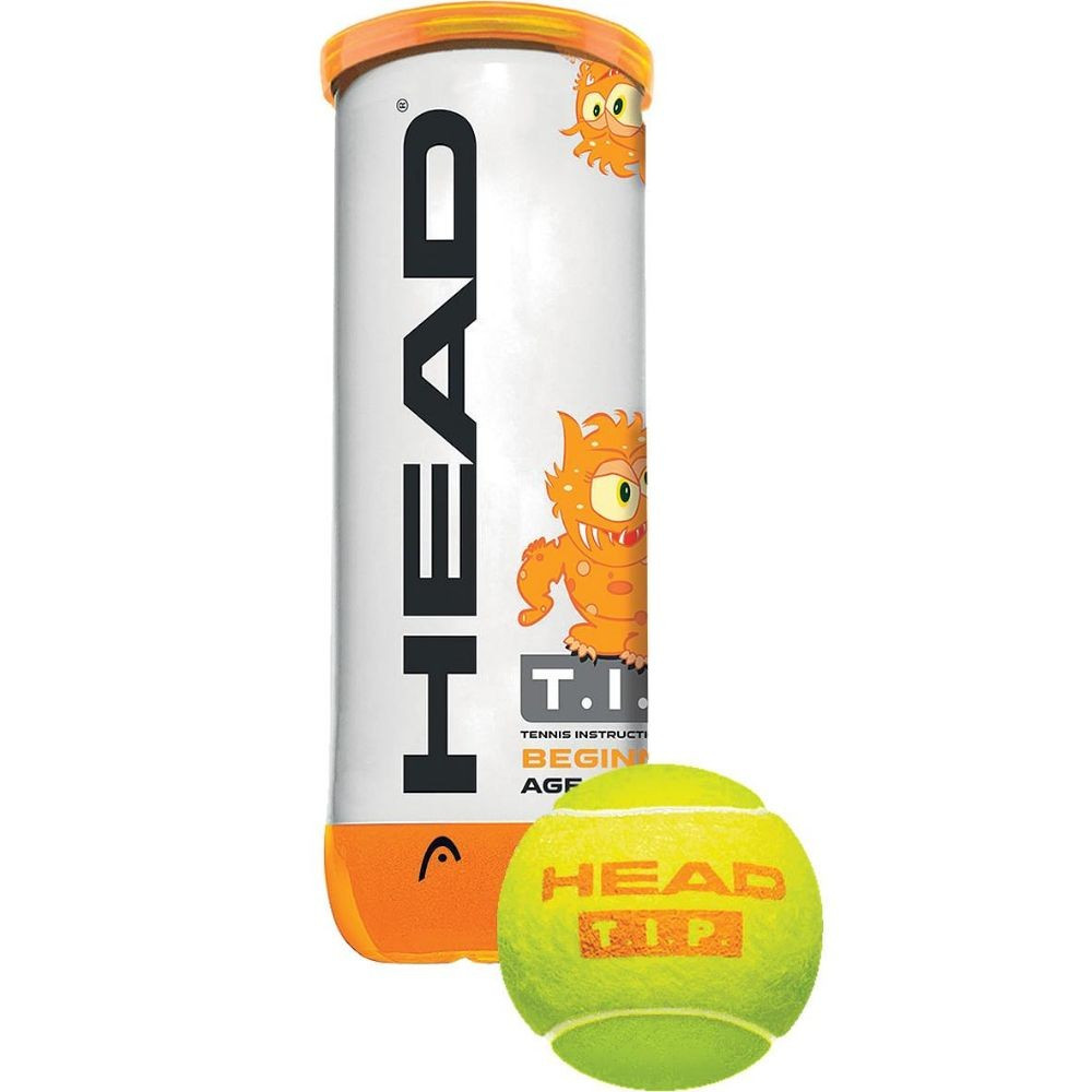 Karton tenis žog za midi tenis oranžna pika 3/1