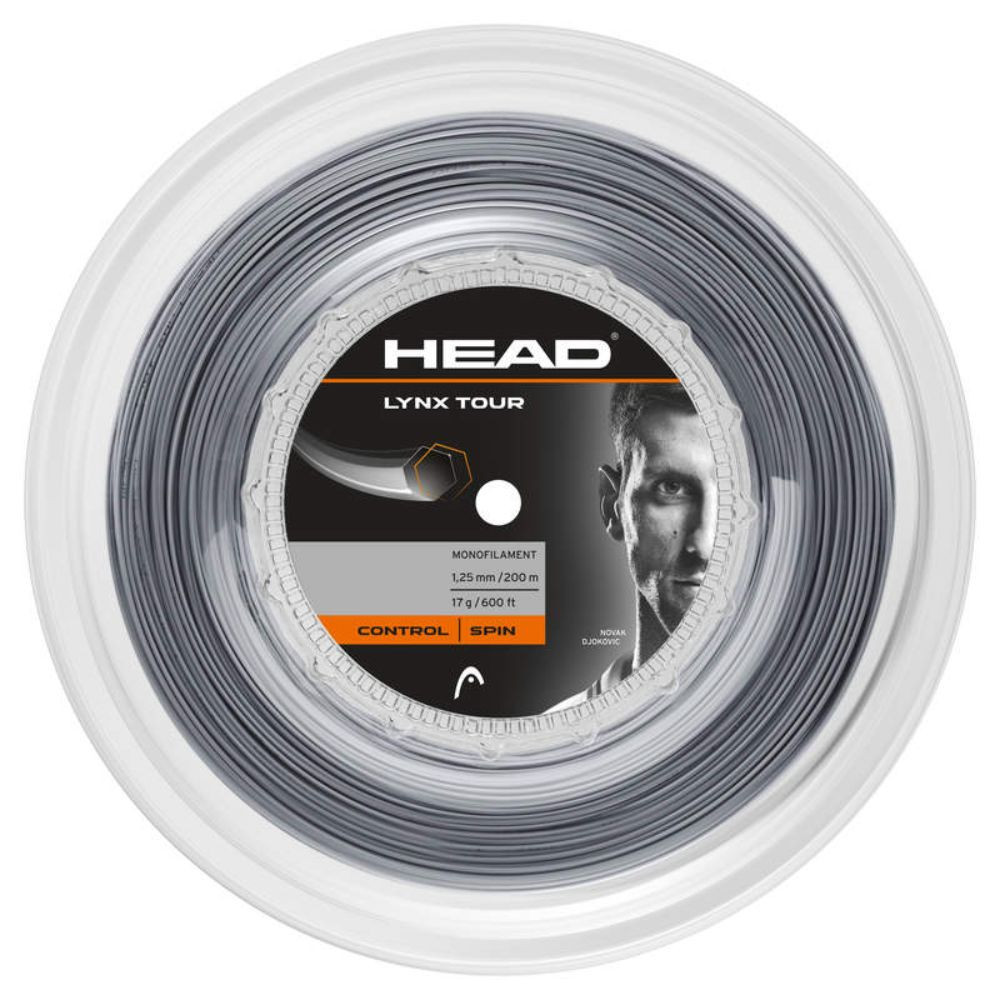 Head Lynx Tour tenis strune 200m 125 sive barve