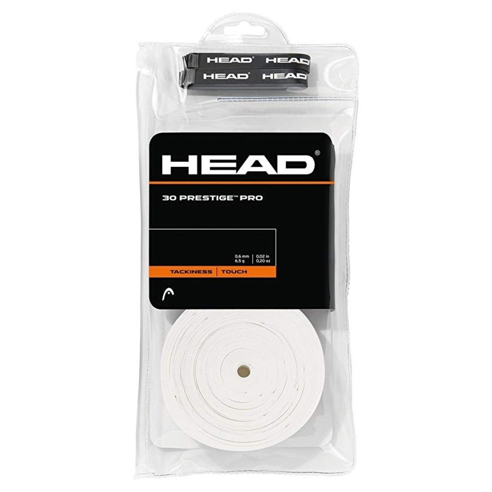 Head Prestige Pro prekrivni grip bele barve trideset kosov