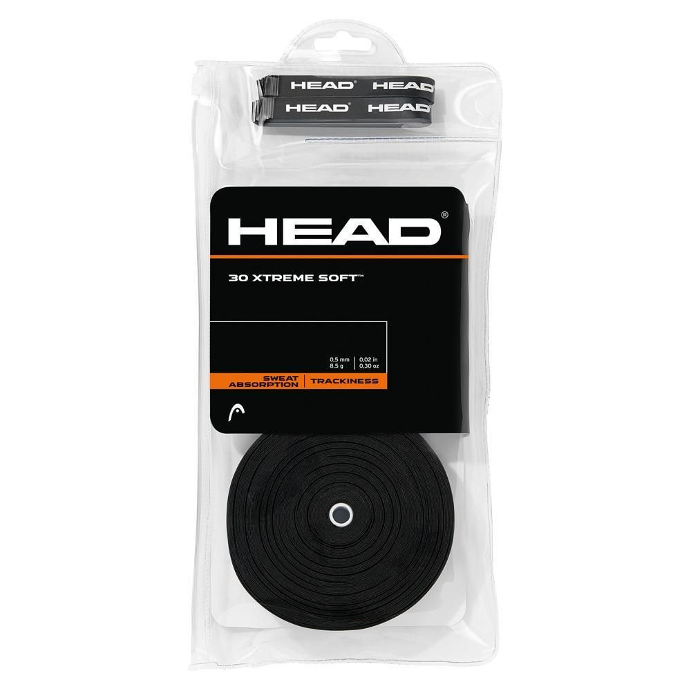 Head Xtreme Soft prekrivni grip črne barve 30 kosov