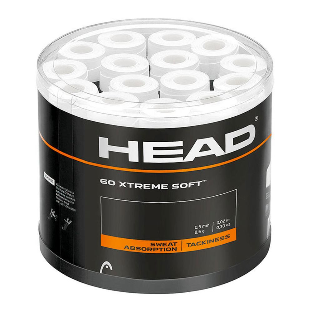 Head Xtreme Soft prekrivni grip bele barve 10 kosov