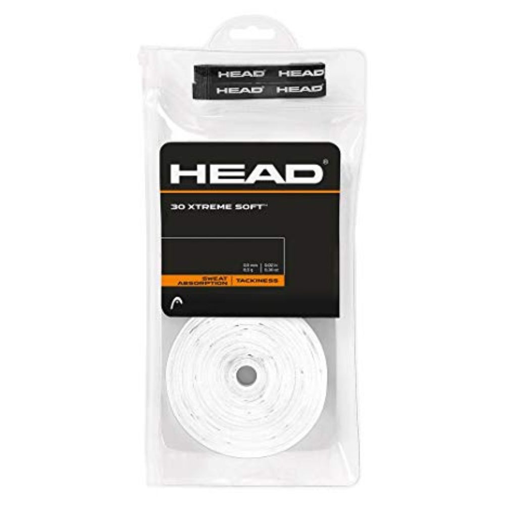 Head Xtreme Soft prekrivni grip bele barve 30 kosov
