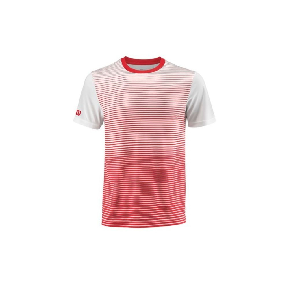 Majica za tenis Wilson Team Crew Rdeča