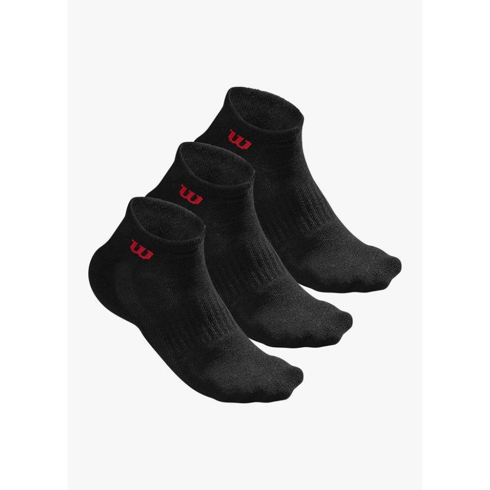 wilson mens quarter teniške nogavice črne