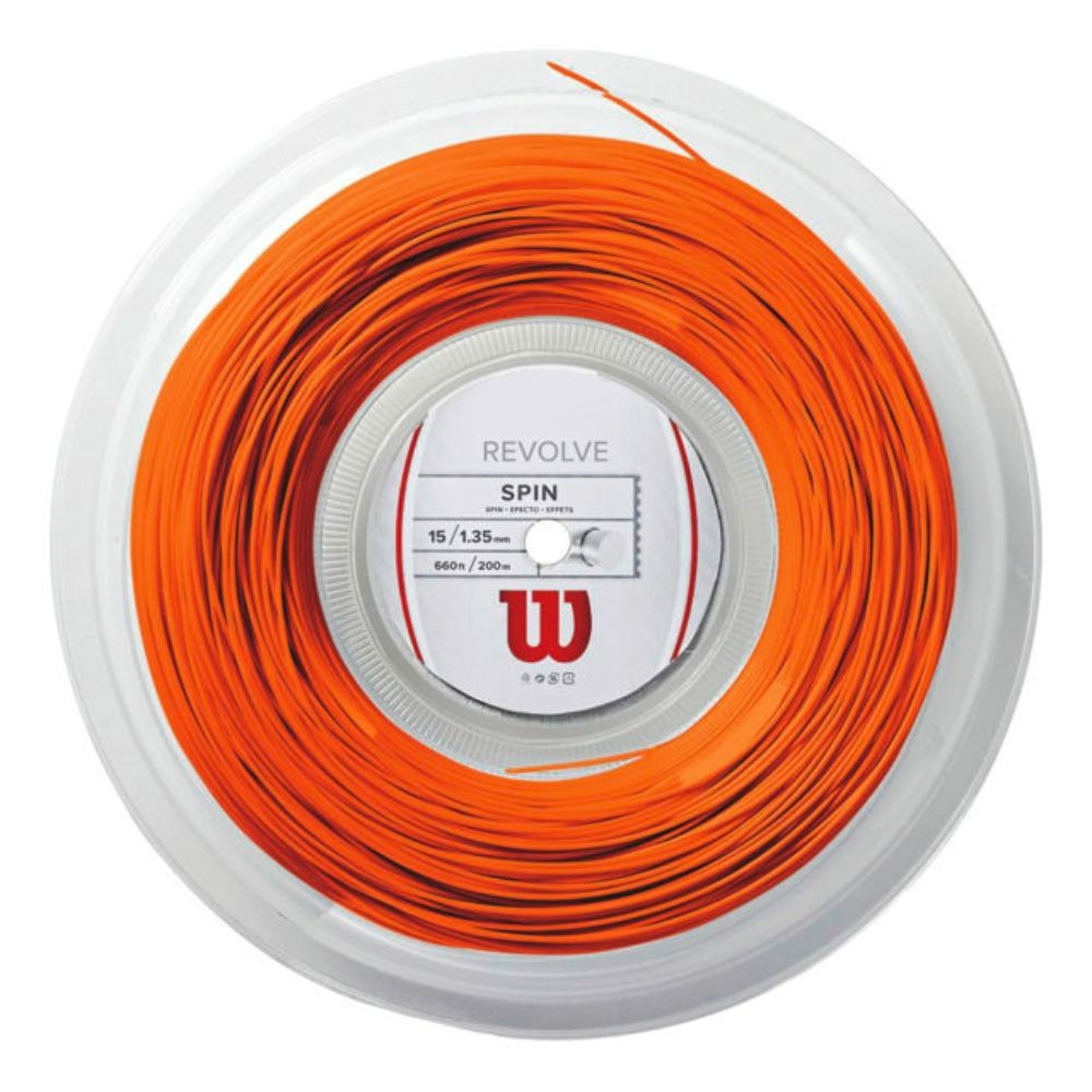 wilson revolve kolut tenis strune 200m oranžna 1.25mm