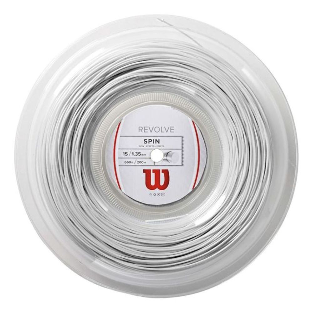 wilson revolve kolut tenis strune 200m bela 1.25mm